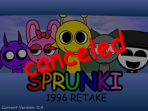 Cover for Sprunki 1996 Retake Canceled Update
